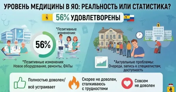 56% довольны: почему статистика по медицине в Ярославле расходится с жизнью